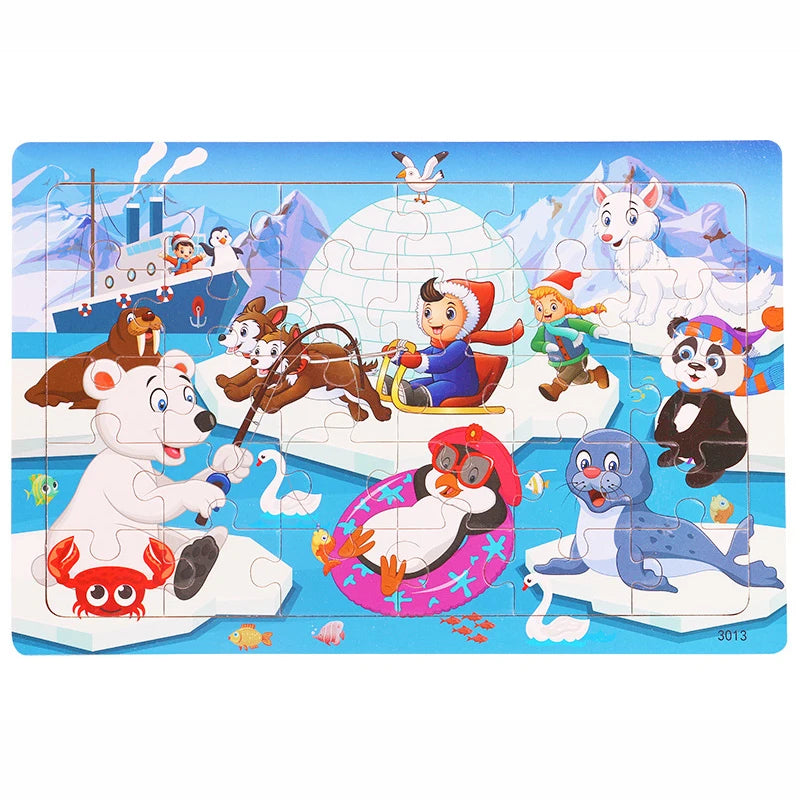 Cartoon Jigsaw Set