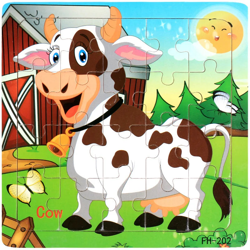 Animal Vehicle Puzzle