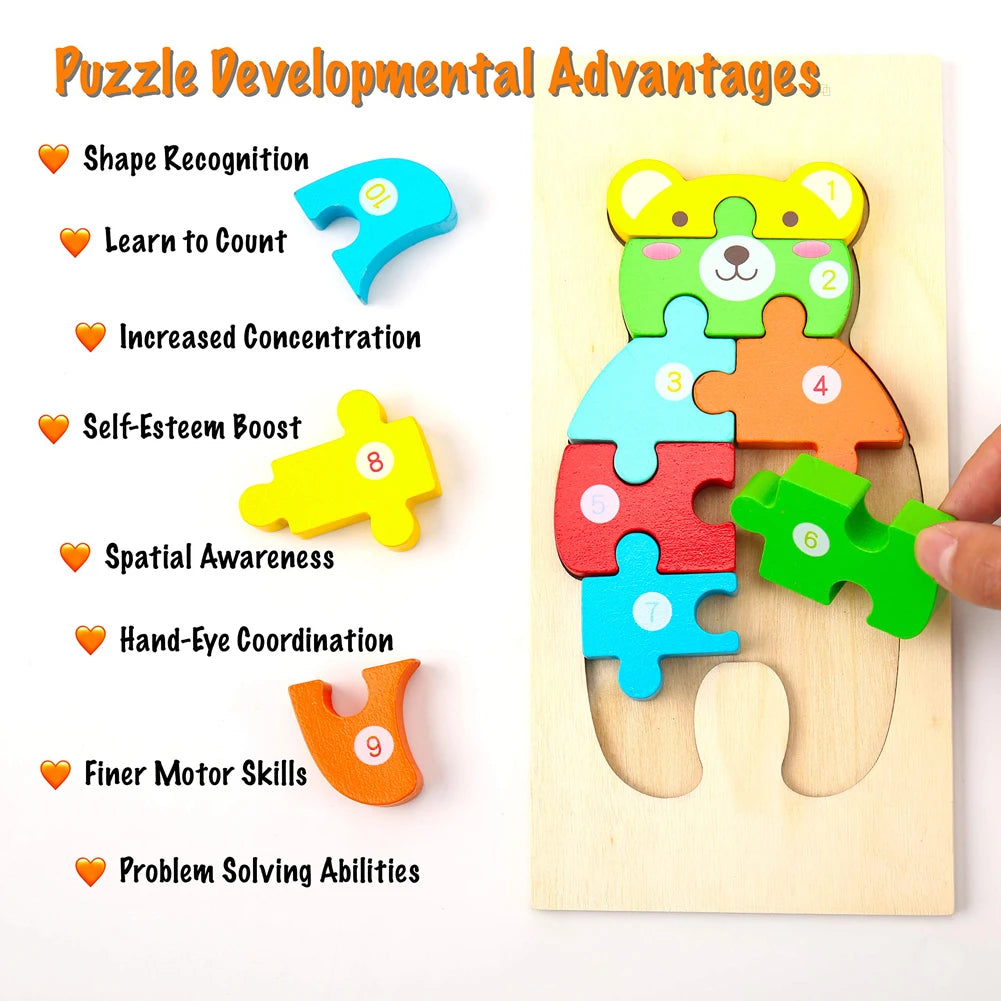 3D Wooden Puzzle
