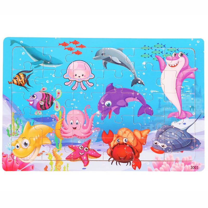 Cartoon Jigsaw Set