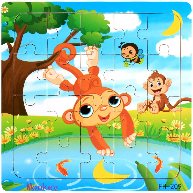 Animal Vehicle Puzzle