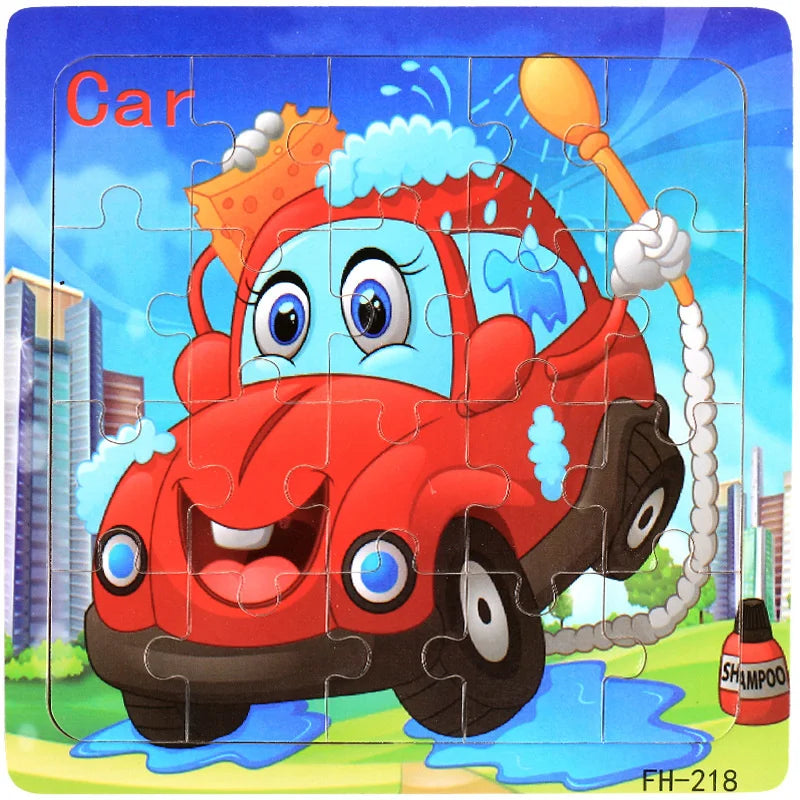 Animal Vehicle Puzzle