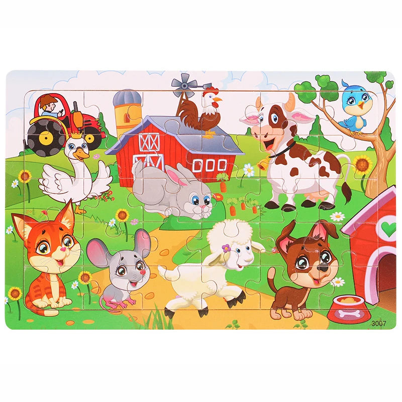 Cartoon Jigsaw Set