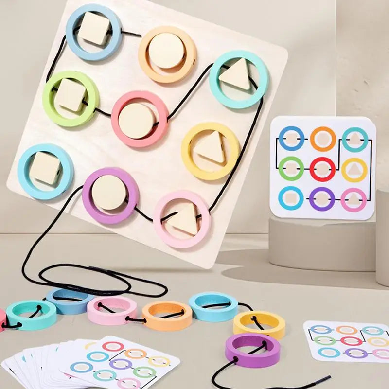 Wooden Lacing Toy
