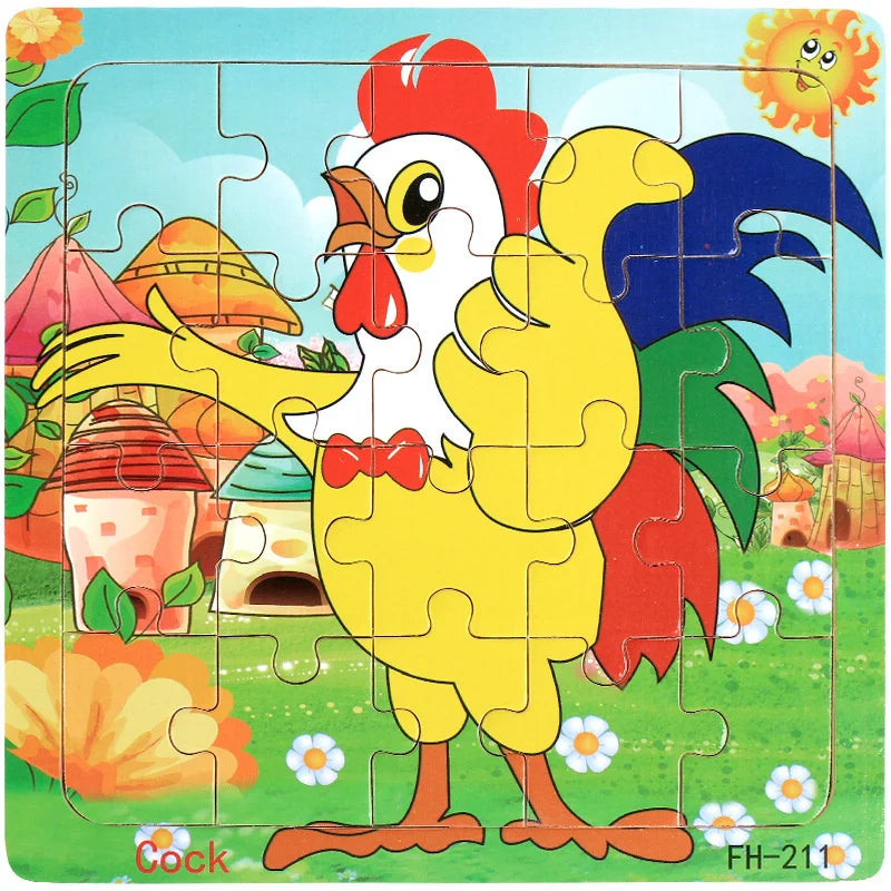 Animal Vehicle Puzzle