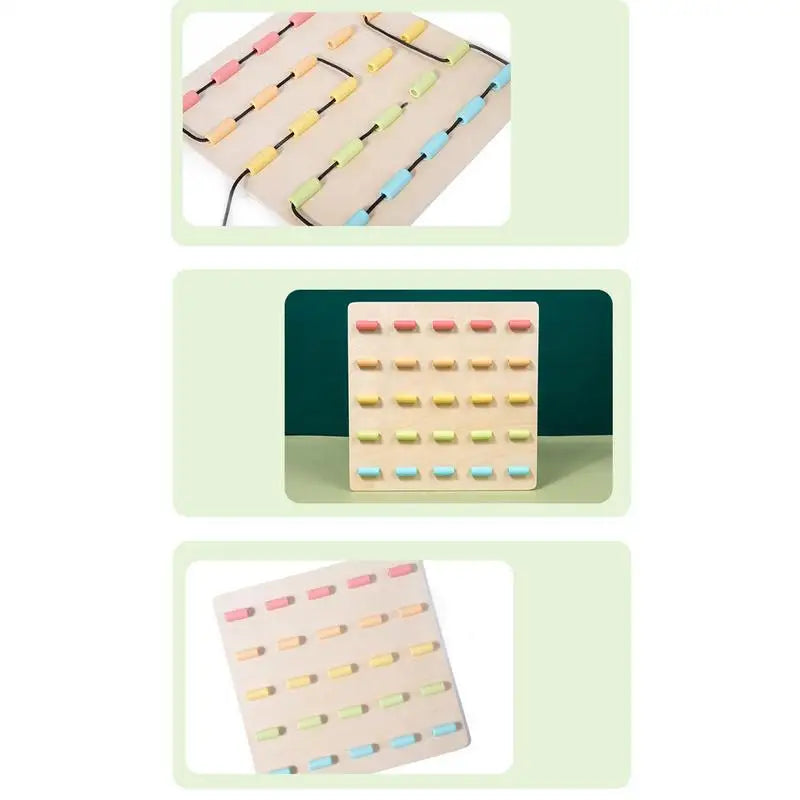 Wooden Lacing Toy