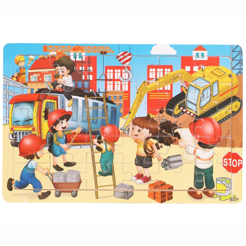 Cartoon Jigsaw Set