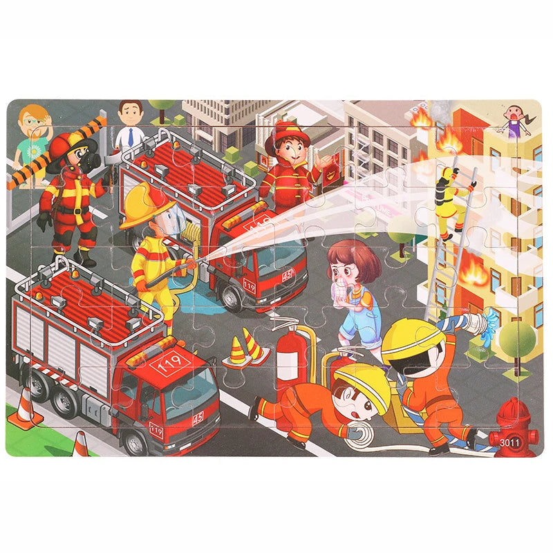 Cartoon Jigsaw Set