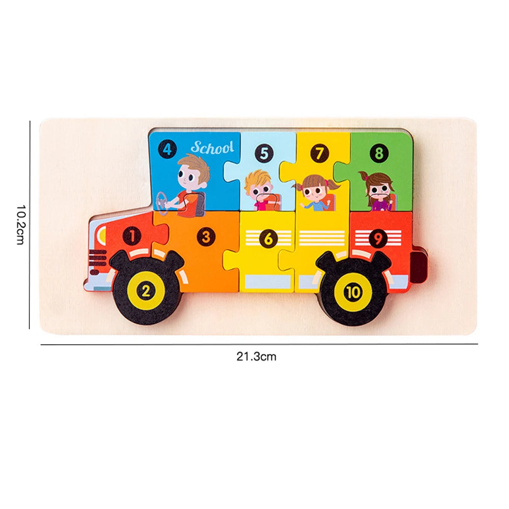 3D Wooden Puzzle