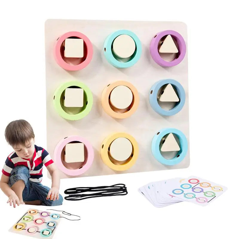 Wooden Lacing Toy
