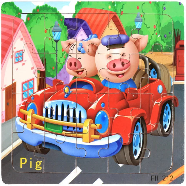 Animal Vehicle Puzzle