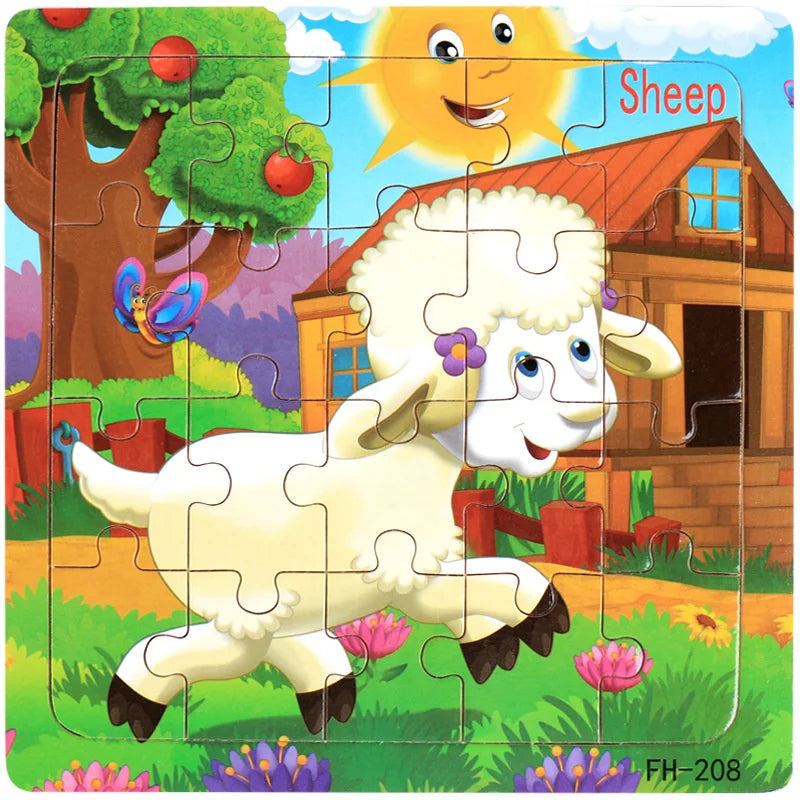 Animal Vehicle Puzzle