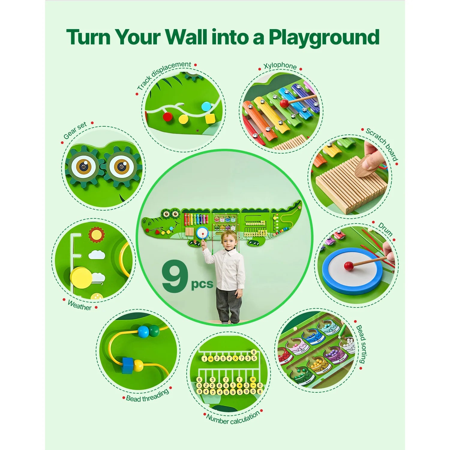 Crocodile Busy Board