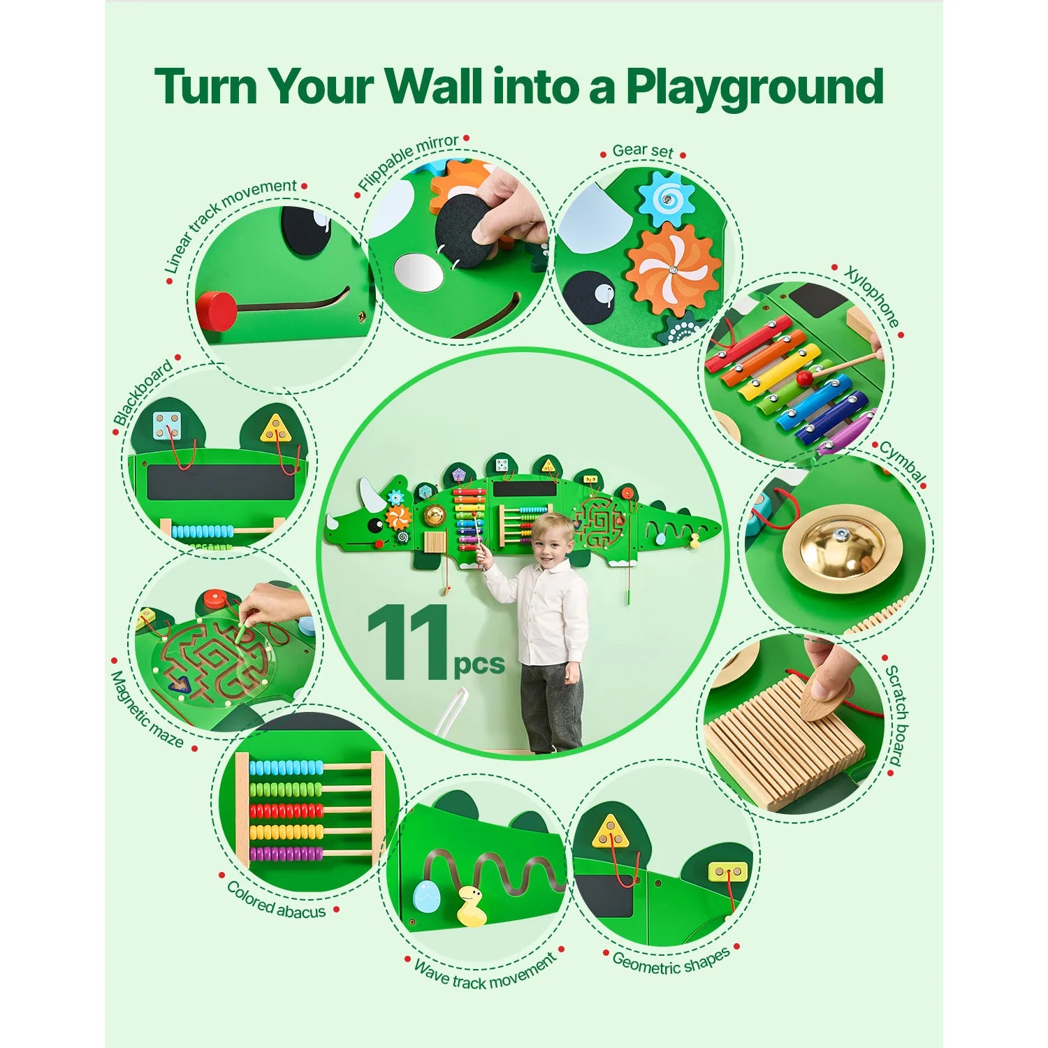 Dinosaur Busy Board